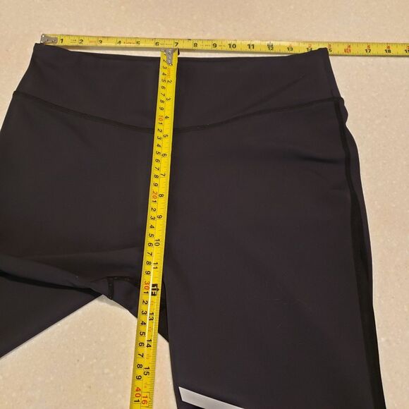 ZYIA Active Black Mesh Reflective Light N Tight Hi-Rise 7/8 Legging Size 14/16 - Picture 8 of 8